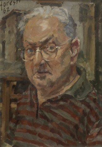 Autoritratto 1962 - olio su tela 33x48 (a) ridotto